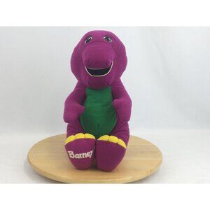 Vintage 1996 Talking Barney The Dinosaur Plush Stuffed Animal